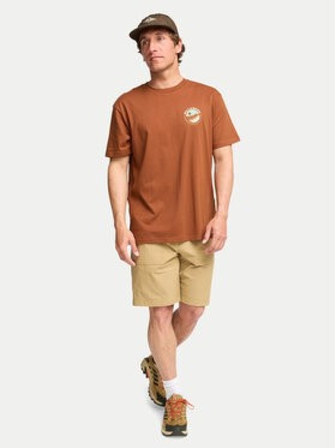 Billabong T-Shirt Rockies EBYZT00380 Brązowy Regular Fit
