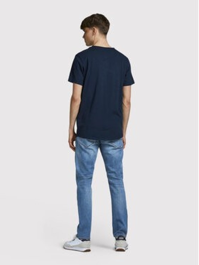 Jack & Jones T-Shirt Basher 12182498 Granatowy Regular Fit