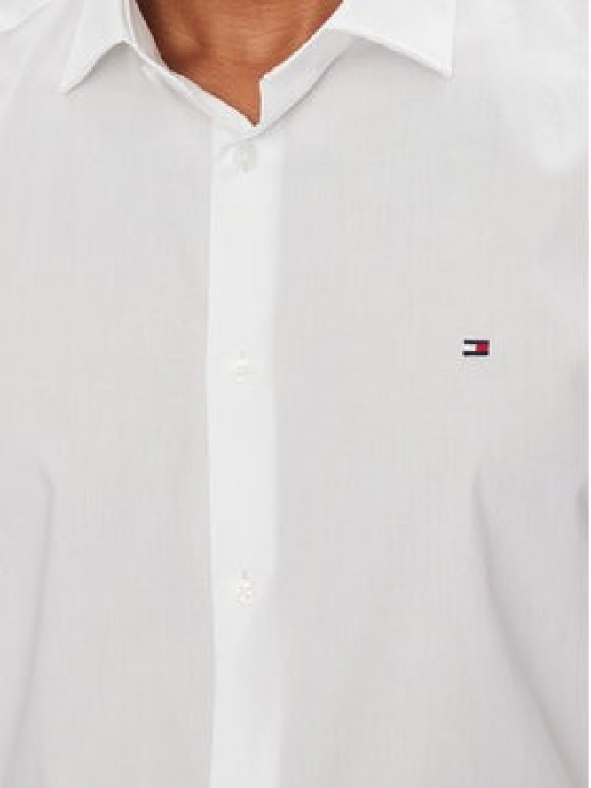 Tommy Hilfiger Koszula MW0MW38347 Biały Slim Fit