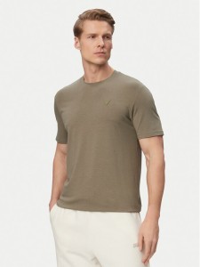 Guess T-Shirt Z2YI12 JR06K Zielony Regular Fit
