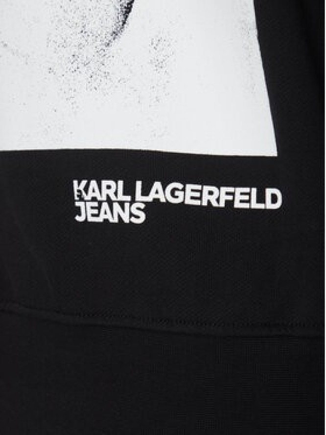 Karl Lagerfeld Jeans Bluza A2M20030 Czarny Relaxed Fit