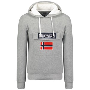 Bluza z kapturem męska Geographical Norway Gadrien DB MEN 054 szara