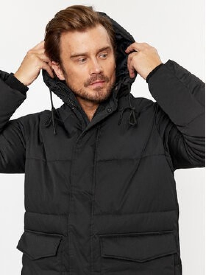 Pepe Jeans Kurtka zimowa Brad PM402846 Czarny Regular Fit