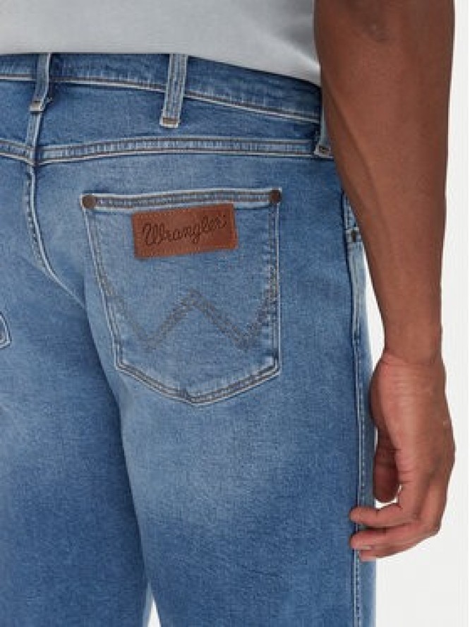 Wrangler Szorty jeansowe Colton 112362488 Niebieski Regular Fit