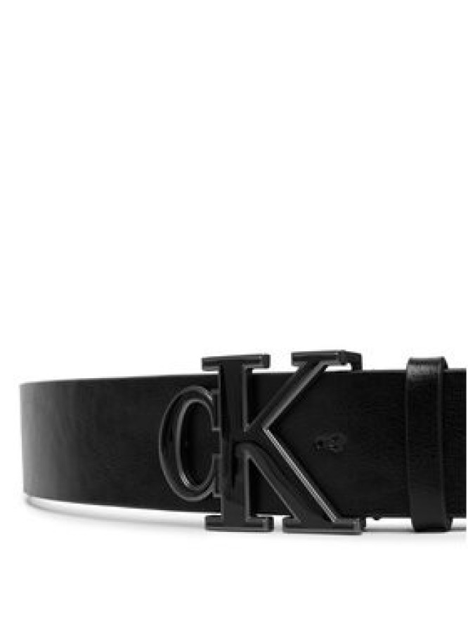 Calvin Klein Pasek Ck Enamel Buckle 40Mm LV04D7150G Czarny