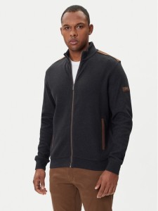 Bugatti Bluza 8700-85050D Szary Regular Fit