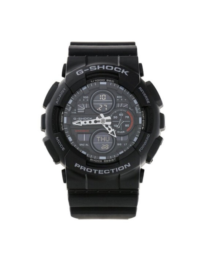 G-Shock Zegarek GA-140-1A1ER Czarny
