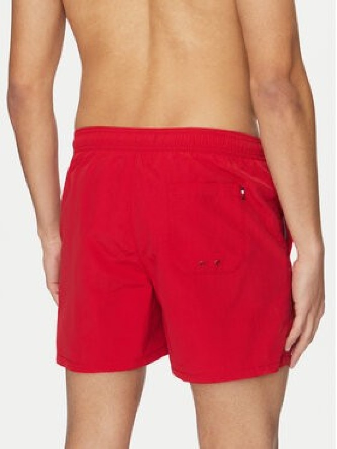 Tommy Hilfiger Szorty kąpielowe UM0UM03477 Czerwony Regular Fit