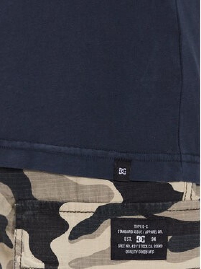 DC Shoes T-Shirt Quality Goods ADYZT05235 Granatowy Relaxed Fit