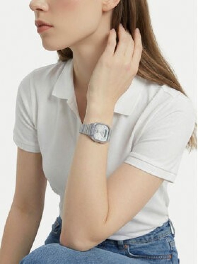 Casio Zegarek AQ-240E-7AEF Srebrny