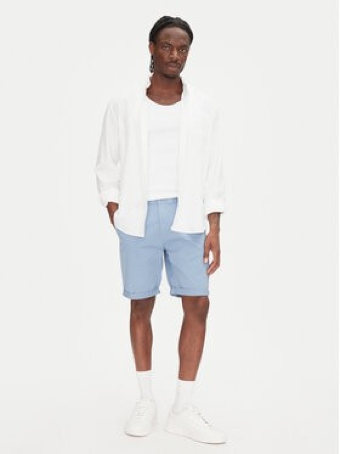 Tommy Jeans Szorty materiałowe Scanton DM0DM21950 Niebieski Slim Fit