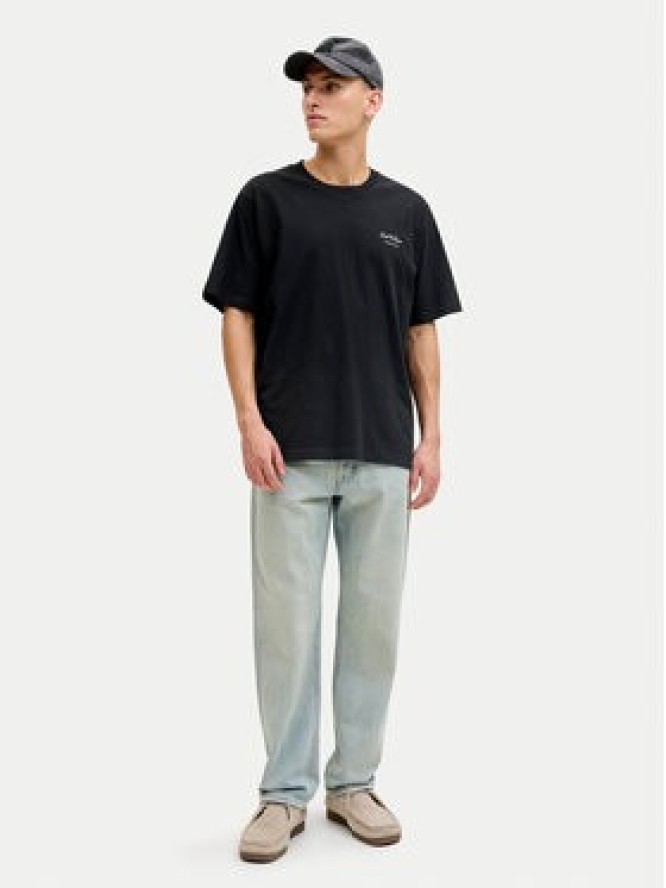 Jack & Jones T-Shirt Earchive 12297647 Czarny Regular Fit