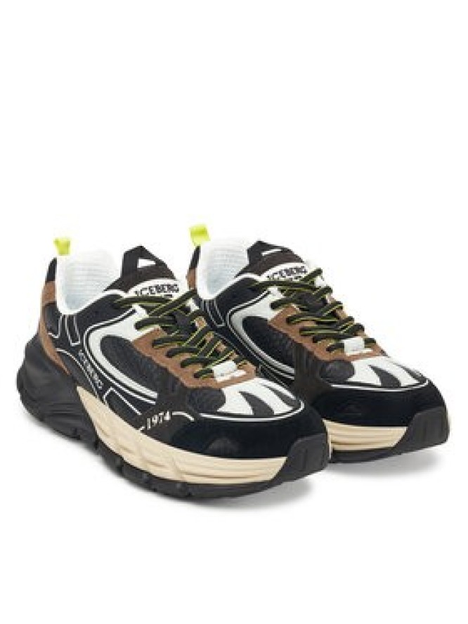 Iceberg Sneakersy IU1706 Brązowy