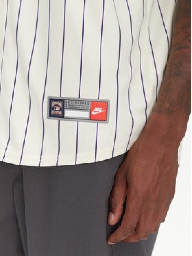 Nike Koszula CO25-DIC1-DIA-A3F Écru Regular Fit