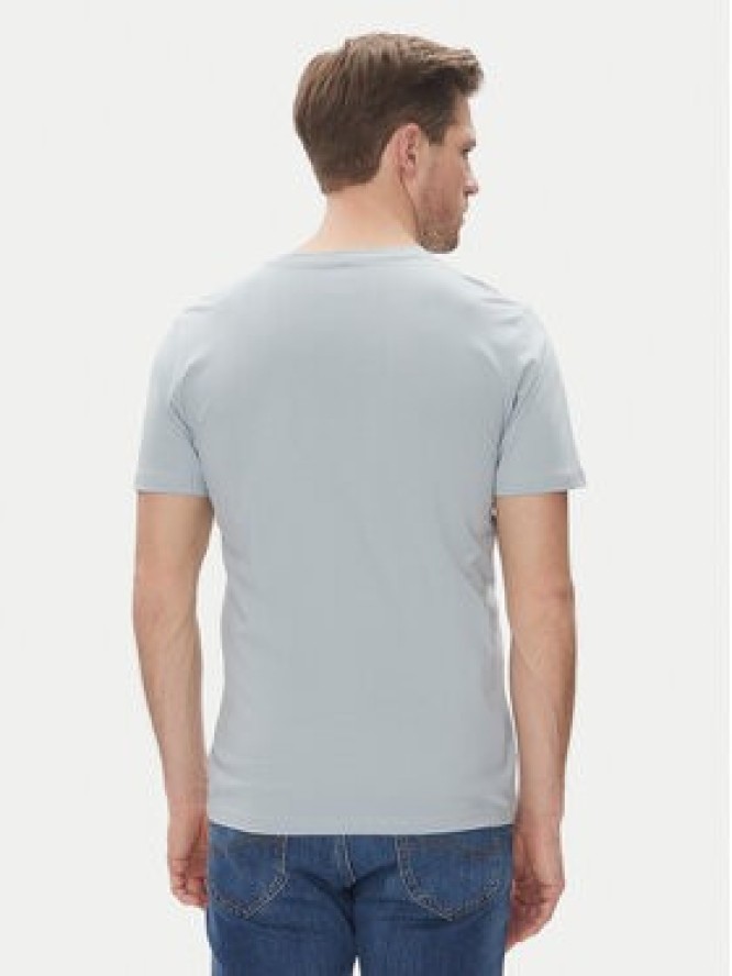 Lee T-Shirt Patch 112364594 Błękitny Regular Fit