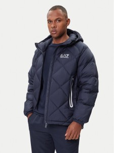 EA7 Emporio Armani Kurtka puchowa 7M001001 AF15923 UB102 Granatowy Modern Fit