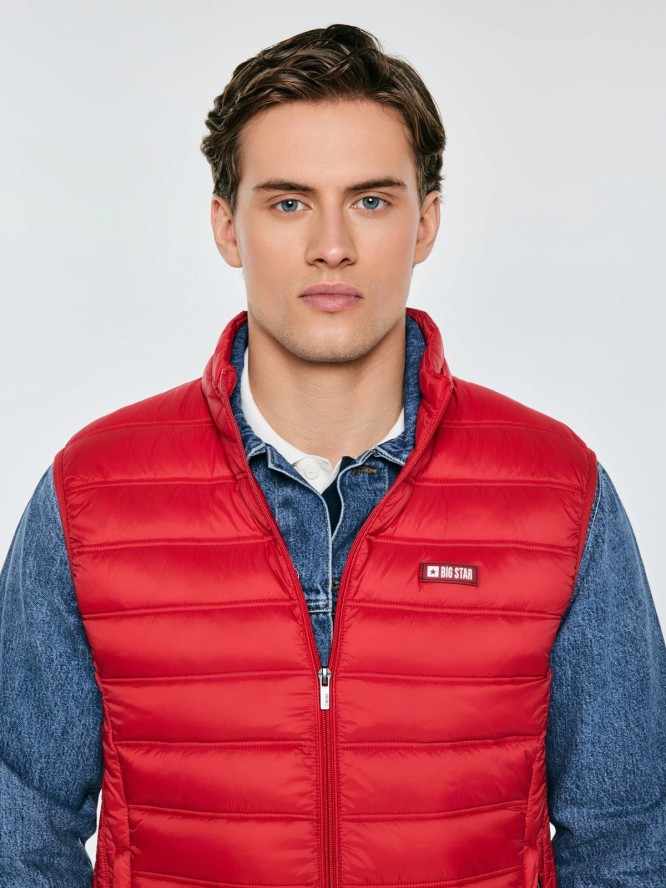 Kamizelka męska pikowana czerwona Jaxoon 603