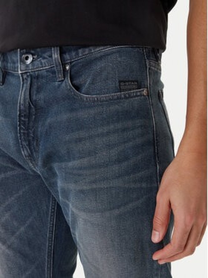 G-Star Raw Jeansy Mosa D23692-D775 Szary Straight Fit