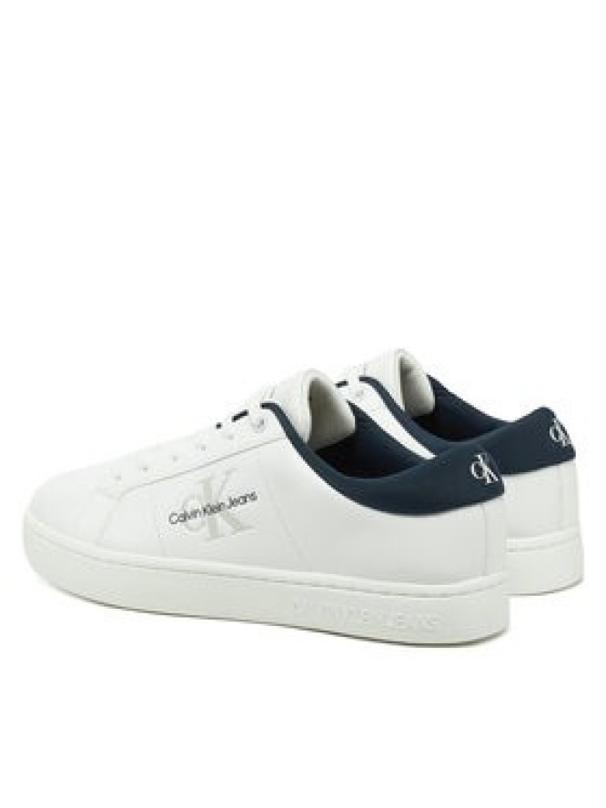 Calvin Klein Jeans Sneakersy Classic Cupsole Low Ml Lth YM0YM00864 Biały