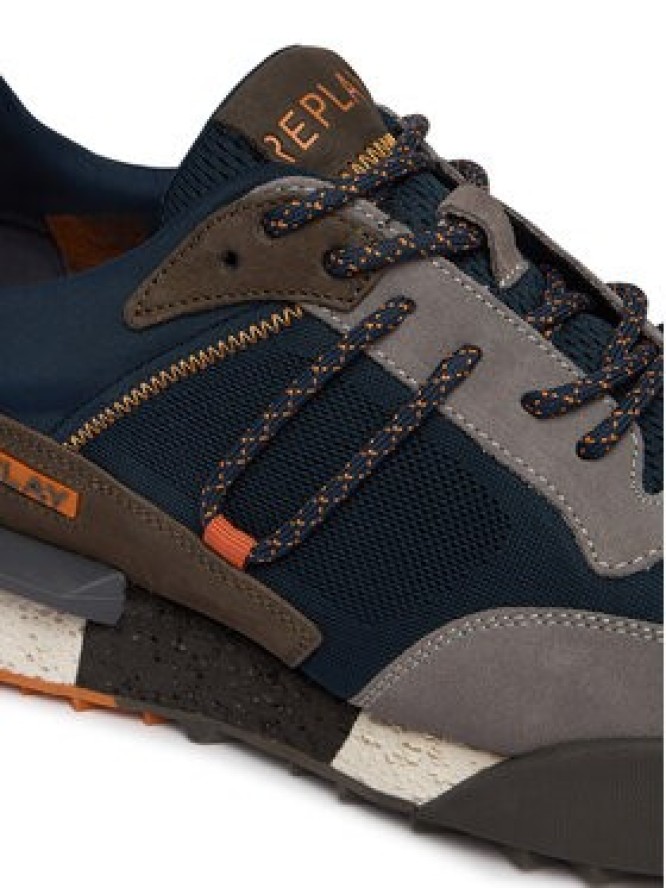 REPLAY Sneakersy GMS1P .000.C0072L Granatowy