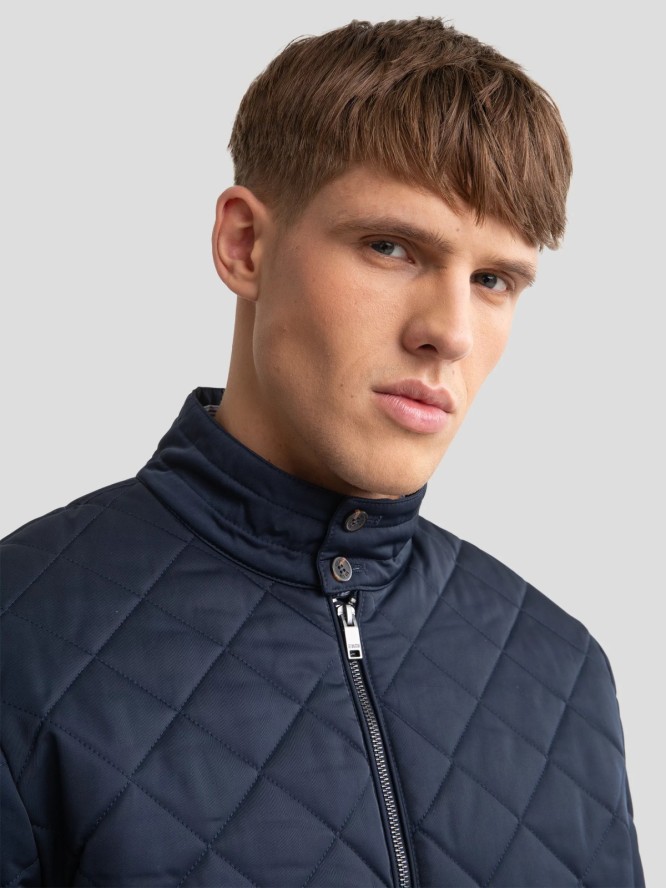 Kurtka męska pikowana granatowa Ezequiel 403