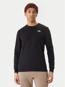 The North Face Longsleeve Evolution Simple Dome NF0A8EU3 Czarny Regular Fit