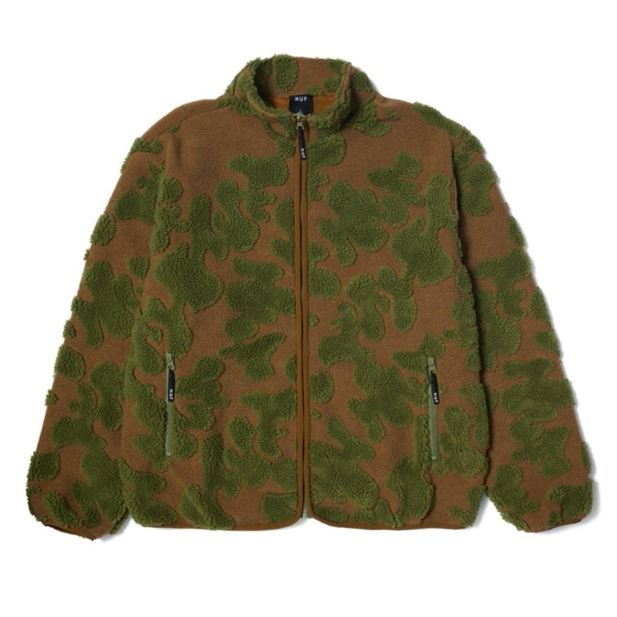Kurtka turystyczna męska HUF Abstract High Pile Jacquard