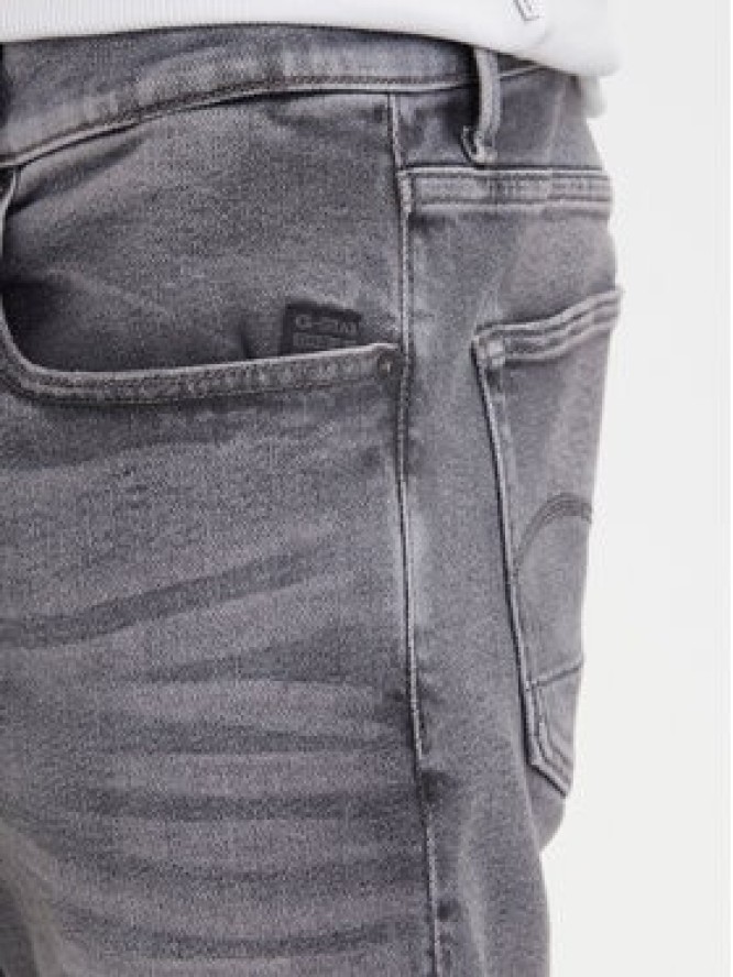 G-Star Raw Szorty jeansowe 3301 D10481-D535 Szary Slim Fit