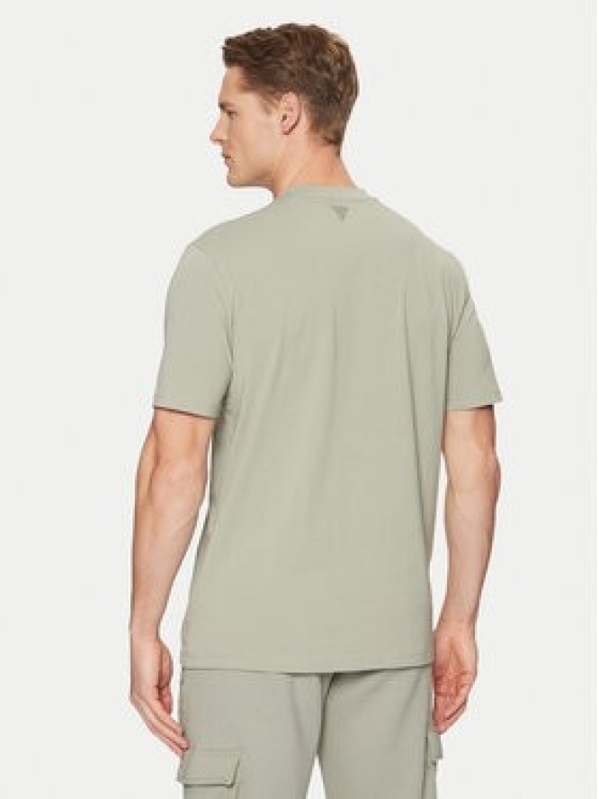 Guess T-Shirt Z2YI11 J1314 Zielony Regular Fit