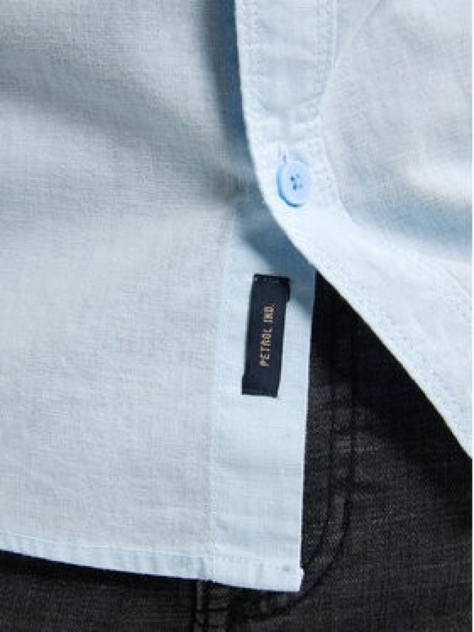 Petrol Industries Koszula M-1050-SIS414 Błękitny Regular Fit