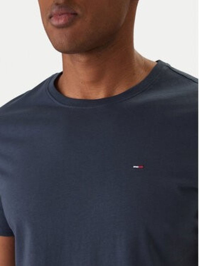 Tommy Jeans T-Shirt DM0DM04411 Granatowy Slim Fit