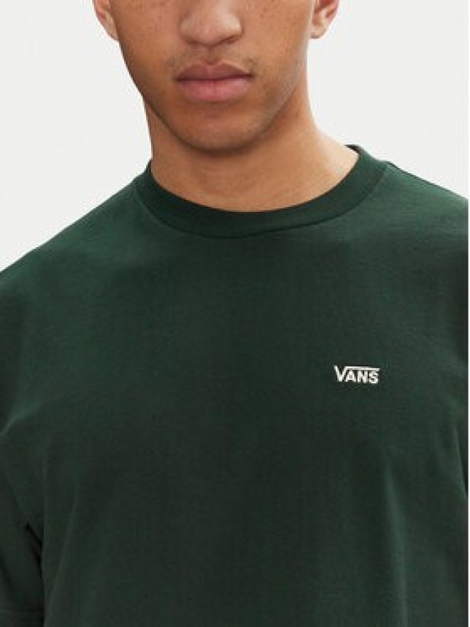 Vans T-Shirt Left Chest II VN000P1P Zielony Loose Fit
