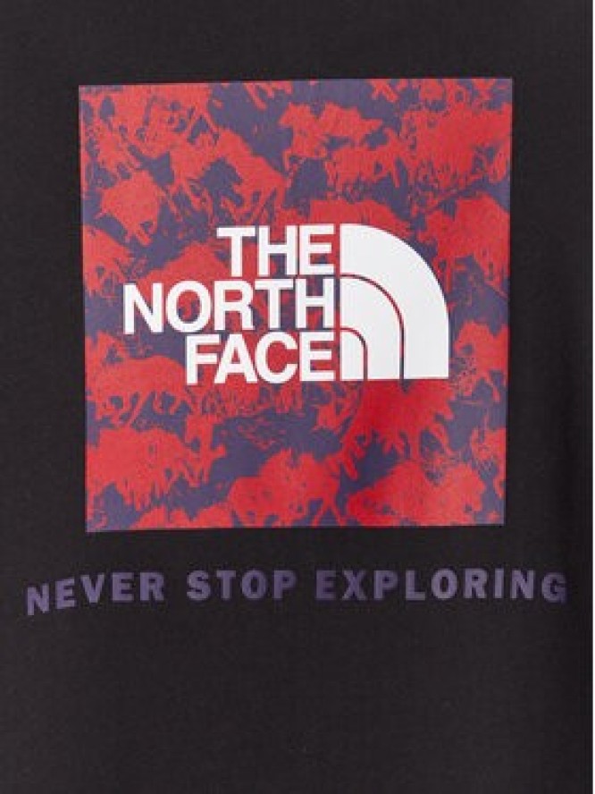 The North Face T-Shirt NSE Box Raku Horse Infill NF0A8EGU Czarny Regular Fit