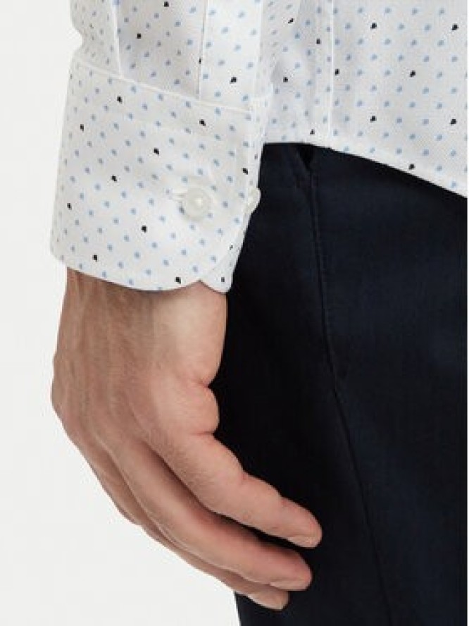 BOSS Koszula Hank 50560687 Biały Regular Fit