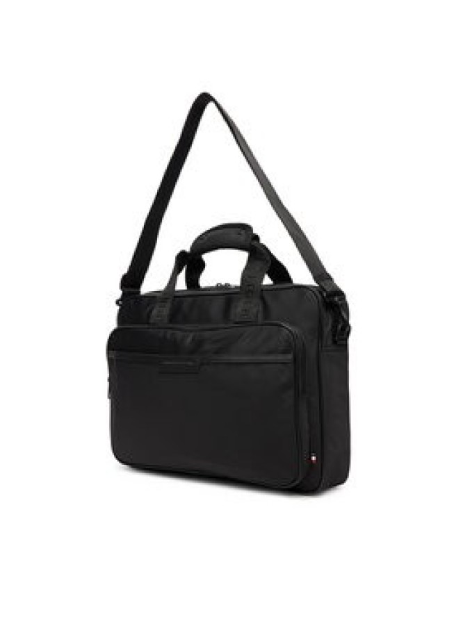 Tommy Hilfiger Torba na laptopa Th Repreve Computer Bag AM0AM13466 Czarny