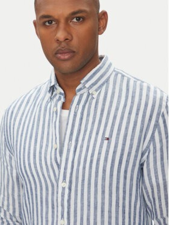 Tommy Hilfiger Koszula Essential MW0MW38581 Niebieski Regular Fit