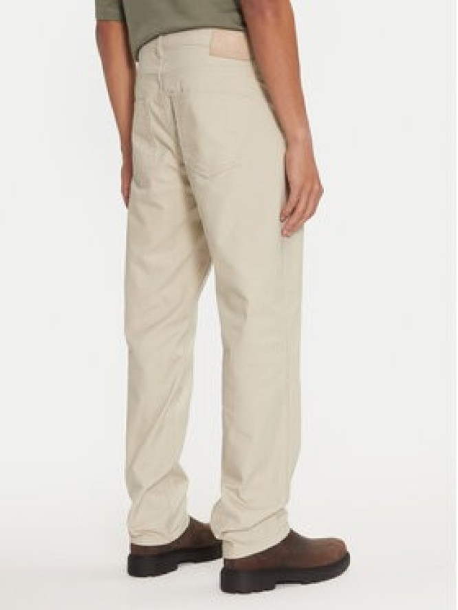 Calvin Klein Jeans Spodnie materiałowe J30J326263 Beżowy Straight Fit
