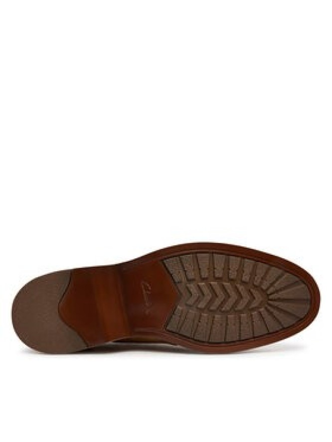 Clarks Półbuty Aldwin Lace 26186448 Brązowy