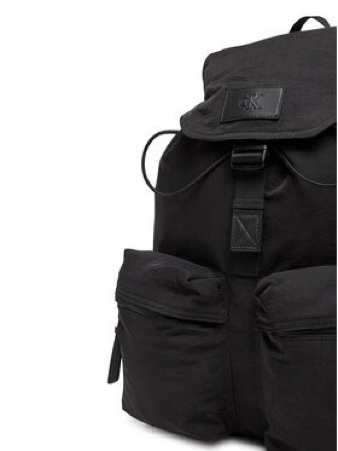 Calvin Klein Jeans Plecak Metro Nylon Flap Bp 43 Ny LV04G3085G Czarny