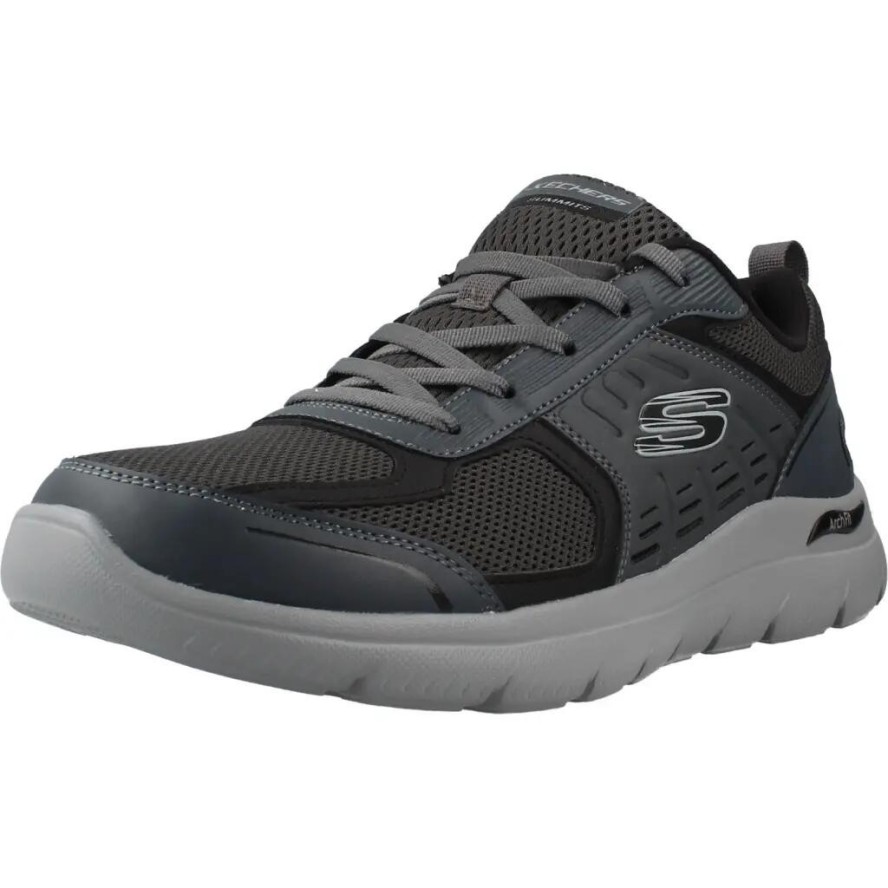Buty SKECHERS ARCH FIT SUMMITS - LEEGE Szary