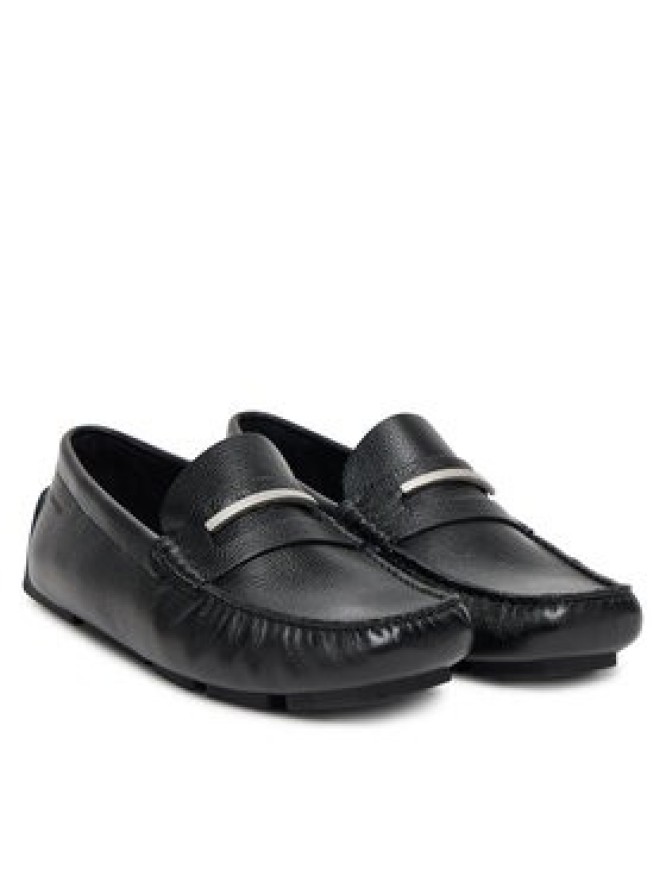 Calvin Klein Mokasyny Driver Hrdw Lth HM0HM01980 Czarny