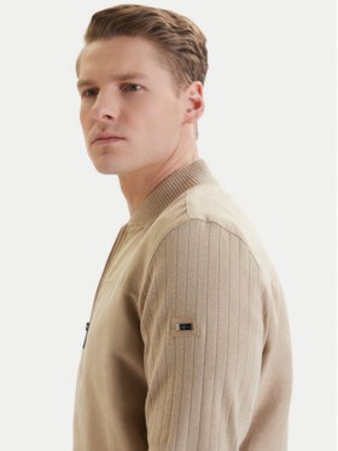 Bugatti Kurtka przejściowa 7600-15527E Beżowy Regular Fit