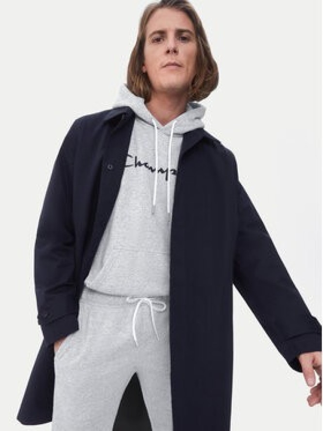 Champion Bluza Script Logo 217142 Szary Comfort Fit