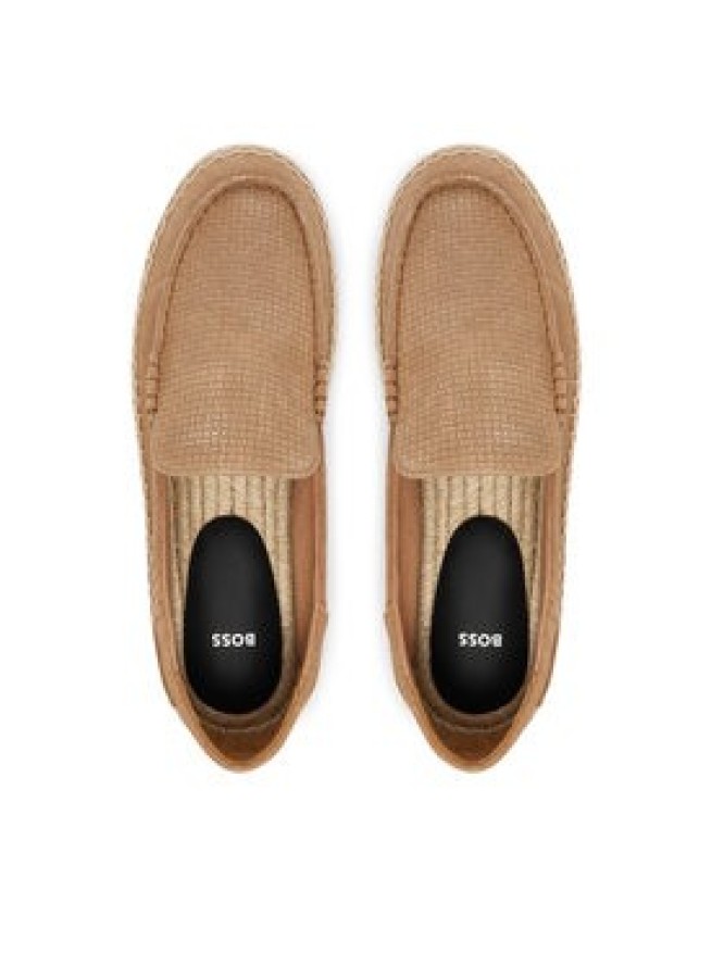 BOSS Espadryle Madeira Mocc 50563149 Beżowy