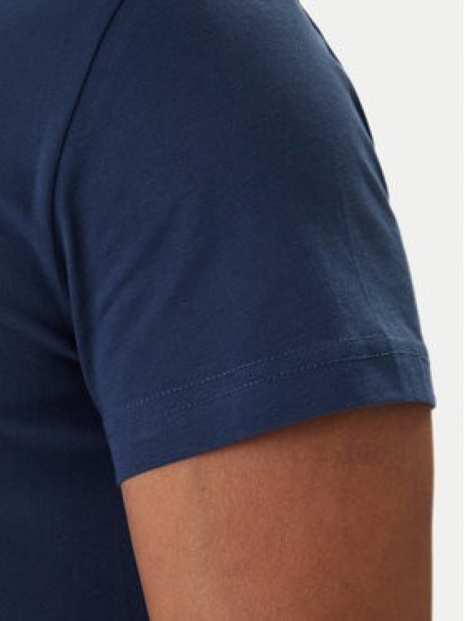 Versace Jeans Couture T-Shirt 80GAHT03 CJ00T Niebieski Regular Fit