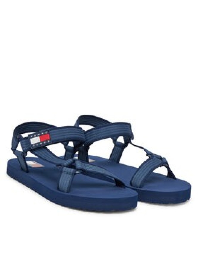 Tommy Jeans Sandały Tjm Casual Sandal EM0EM01563 Granatowy