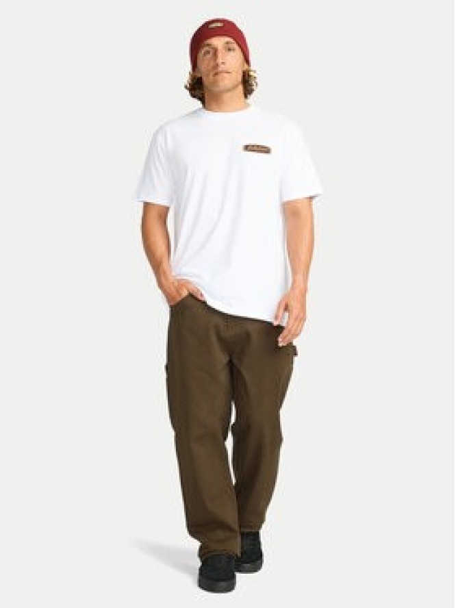 Billabong T-Shirt Runner Up EBYZT00361 Biały Regular Fit