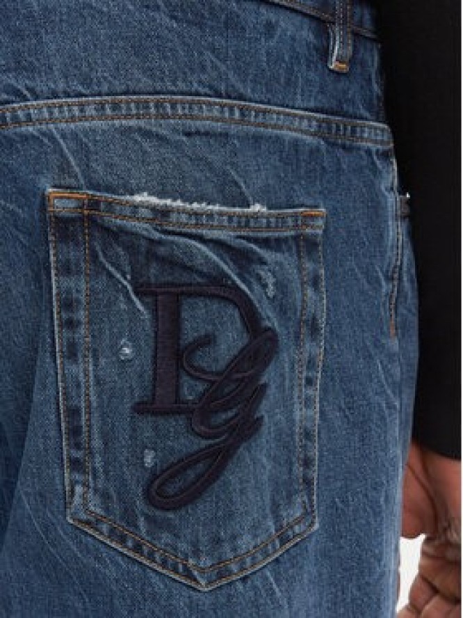 Dolce&Gabbana Jeansy GYJDAZ G8KE9 S9001 Granatowy Regular Fit