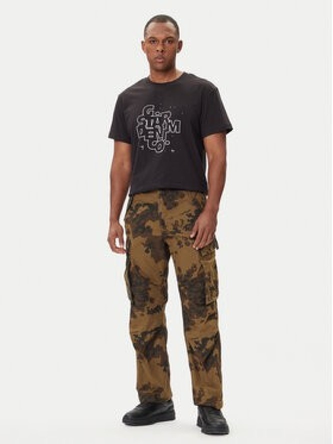 G-Star Raw Spodnie materiałowe R-3N D25224-D553 Zielony Straight Fit