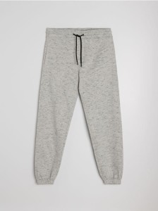 Spodnie dresowe regular jogger - szary